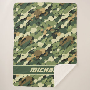 Cobertor Sherpa Camuflagem Urbana