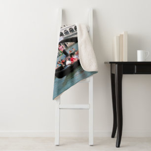 Cobertor Sherpa Canal de Veneza Sherpa Blanket