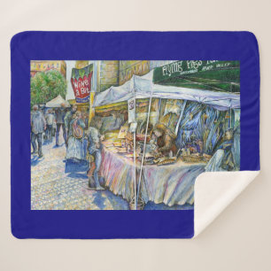 Cobertor Sherpa Canto da Fazenda de Porcos Voadores e um Pouco de