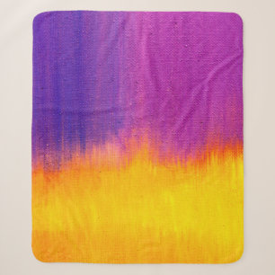 Cobertor Sherpa Canvas colorida pintada como fundo. Arte é crea