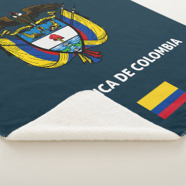 Cobertor Sherpa capa de telefone passaporte Colômbia