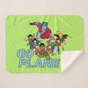 Cobertor Sherpa Captain Planet and the Planeteers - Go Planet!