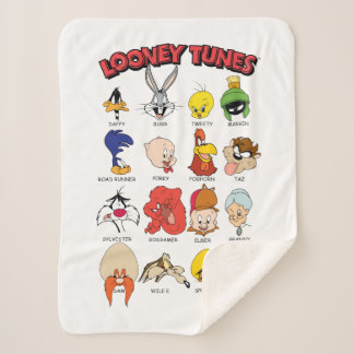 Cobertor Sherpa Capturas de cabeça do LOONEY TUNES™