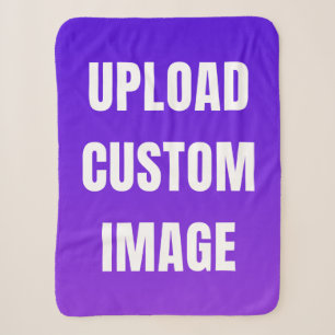 Cobertor Sherpa Carregar imagem personalizada - Adicione a sua par