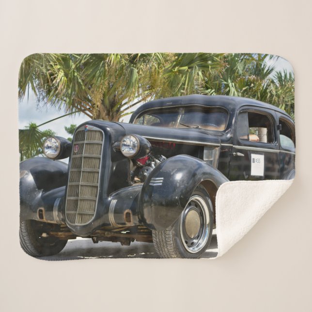 Cobertor Sherpa Carro Clássico - Cobertura Pequena (Frente (Horizontal))