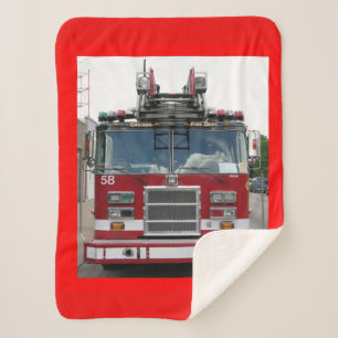 Cobertor Sherpa Carro de bombeiros