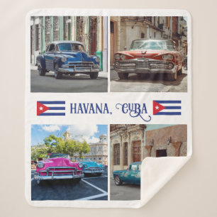 Cobertor Sherpa Carros Havana CUBA