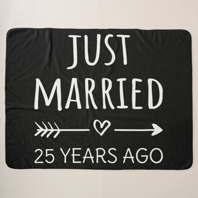 Cobertor Sherpa Casados há 25 Anos (Frente (Horizontal))