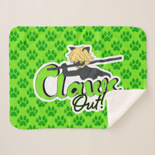 Cobertor Sherpa Cat Noir Fecha!