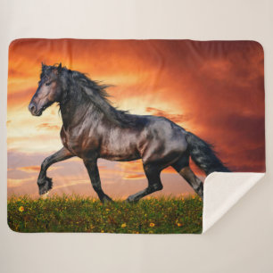 Cobertor Sherpa Cavalo