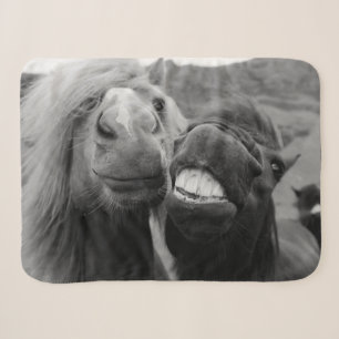 Cobertor Sherpa Cavalos de sorriso das imagens   de Getty