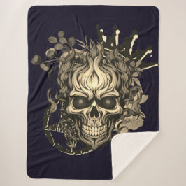 Cobertor Sherpa Caveira