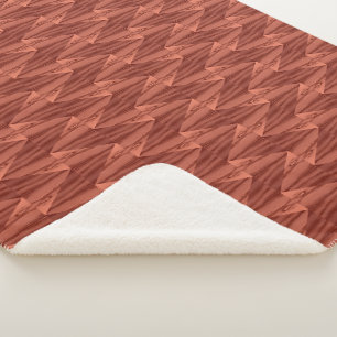 Cobertor Sherpa Cedar Geométrico Sherpa Blanket (3 Tamanhos)