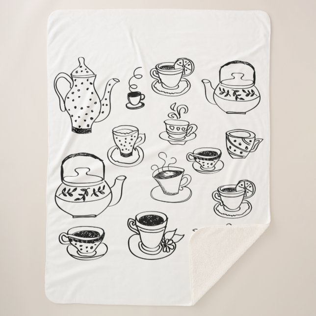 Cobertor Sherpa Chá (Frente)