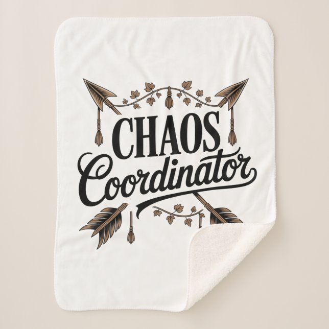 Cobertor Sherpa Chaos Coordinator (Frente)