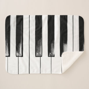 Cobertor Sherpa Chaves de Piano Vestidas