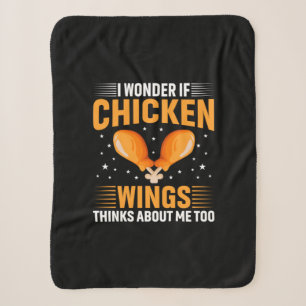Cobertor Sherpa Chicken Lover Chicken Wing