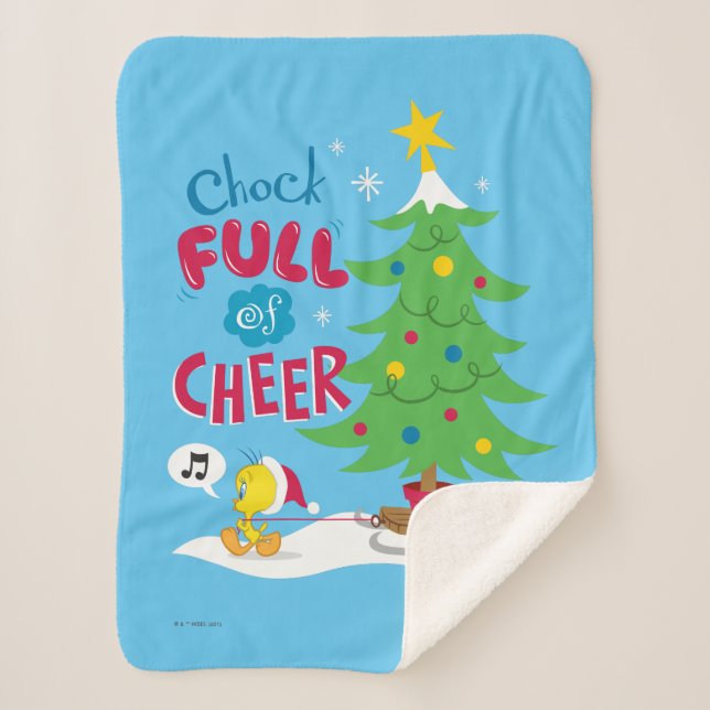 Cobertor Sherpa Chock Cheio Of Cheer (Frente)