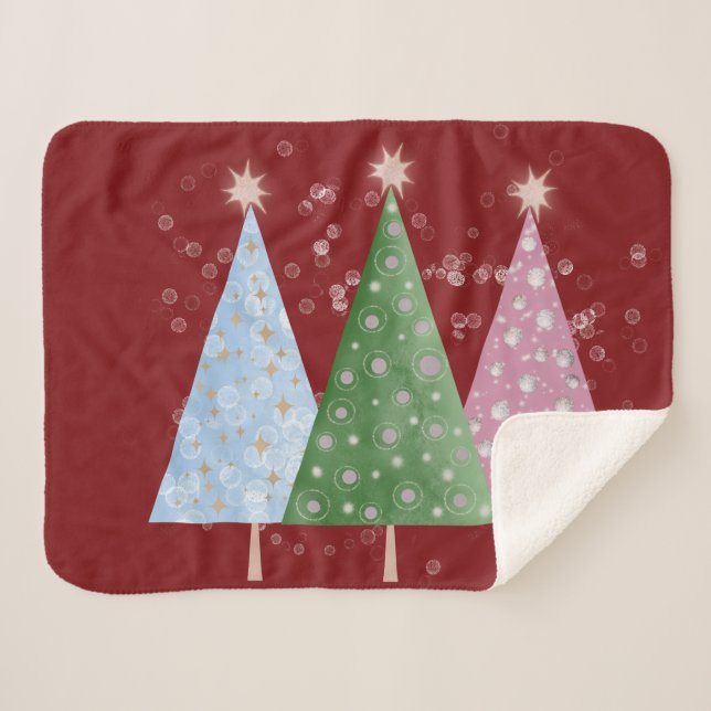 Cobertor Sherpa Christmas Sparkle (Frente (Horizontal))