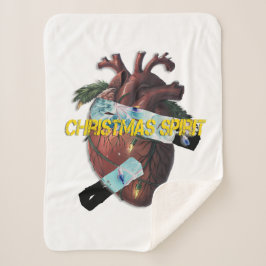 Cobertor Sherpa Christmas Spirit