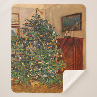 Cobertor Sherpa Christmas Tree C Müller Weihnachtsbaum 1914