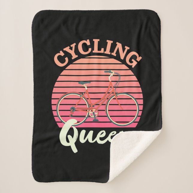 Cobertor Sherpa Ciclismo Rainha (Frente)