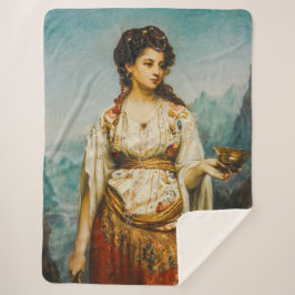 Cobertor Sherpa Circe por Jean Jules Bardin (1875)