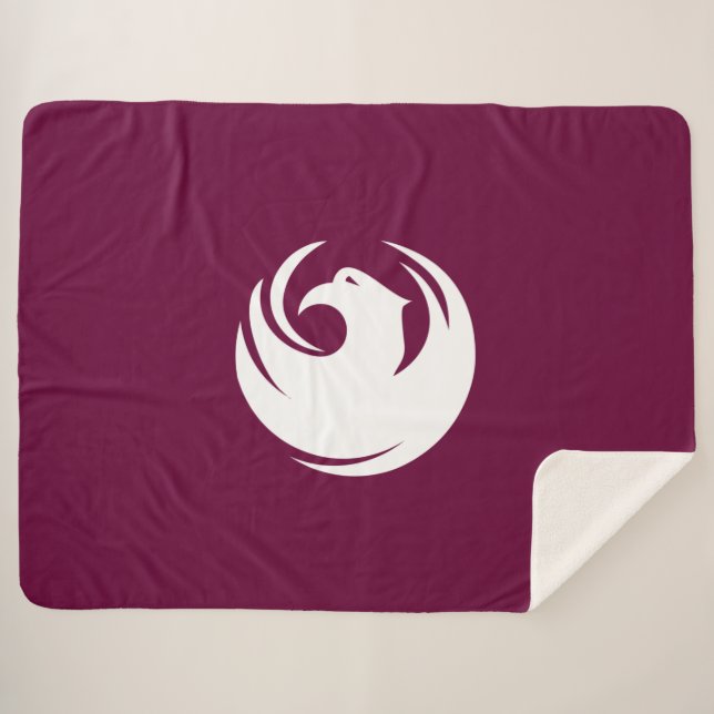 Cobertor Sherpa City Flag of Phoenix (Arizona) (Frente (Horizontal))