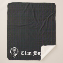 Cobertor Sherpa Clan Boyle Tartan