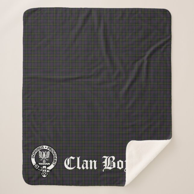 Cobertor Sherpa Clan Boyle Tartan (Frente)