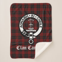 Clan Cameron Crest Crachá e Tartan