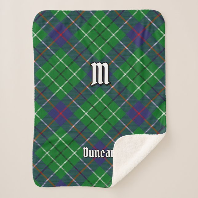 Cobertor Sherpa Clan Duncan Tartan (Frente)