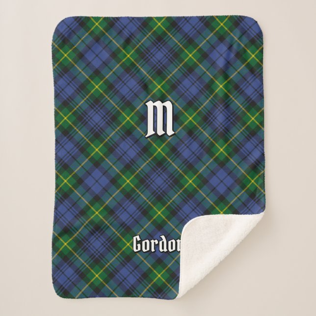 Cobertor Sherpa Clan Gordon Tartan (Frente)