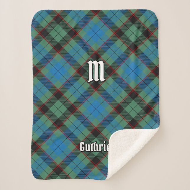 Cobertor Sherpa Clan Guthrie Tartan (Frente)