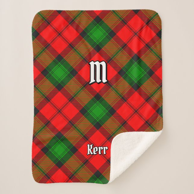 Cobertor Sherpa Clan Kerr Tartan (Frente)