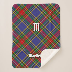 Cobertor Sherpa Clan MacBeth Tartan Sherpa Blanket