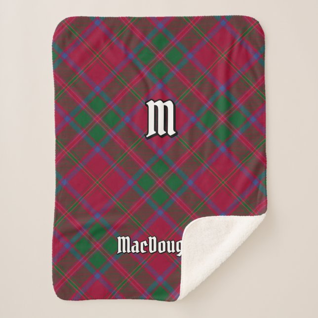 Cobertor Sherpa Clan MacDougall Tartan (Frente)