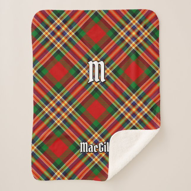Cobertor Sherpa Clan MacGill Tartan Sherpa Blanket (Frente)