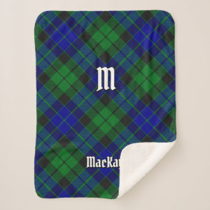 Cobertor Sherpa Clan MacKay Tartan