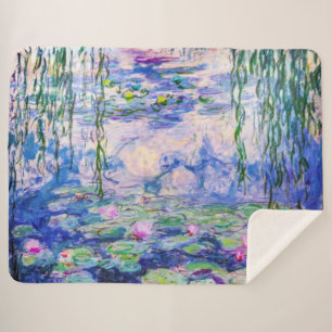 Cobertor Sherpa Claude Monet - Lírios/Ninfas 1919