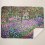 Cobertor Sherpa Claude Monet - O Jardim do Artista em Giverny<br><div class="desc">Jardim do Artista em Giverny / Le Jardin de l'artiste a Giverny - Claude Monet,  1900</div>