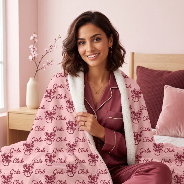 Cobertor Sherpa Clube das Meninas (Criador carregado)