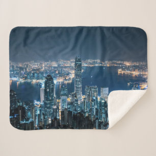 Cobertor Sherpa Coastline Ilha de Hong Kong, Ásia