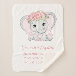 Cobertor Sherpa Cobertorzinho de Bebê Elefante Rosa Estatísticas d