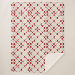 Cobertor Sherpa Cobertura de Arco Vermelho: combinação de estilo e