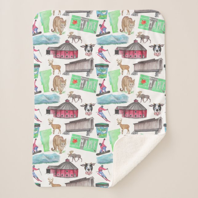 Cobertor Sherpa Cobertura de Vermont (Frente)