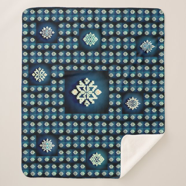 Cobertor Sherpa Cobertura para crianças que gostam de Minecraft (Frente)