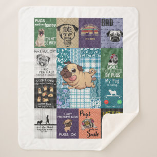 Cobertor Sherpa Cobertura Personalizada de Cachorro