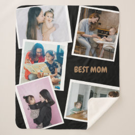 Cobertor Sherpa Cobertura residencial da família multifoto Na moda