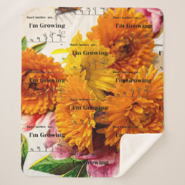 Cobertor Sherpa Cobertura Sharpa Flor, Lança de velo mole